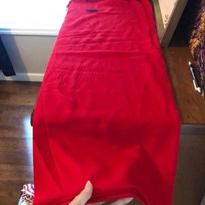 Long red scarf. Brand new